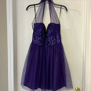 Purple homecoming mini